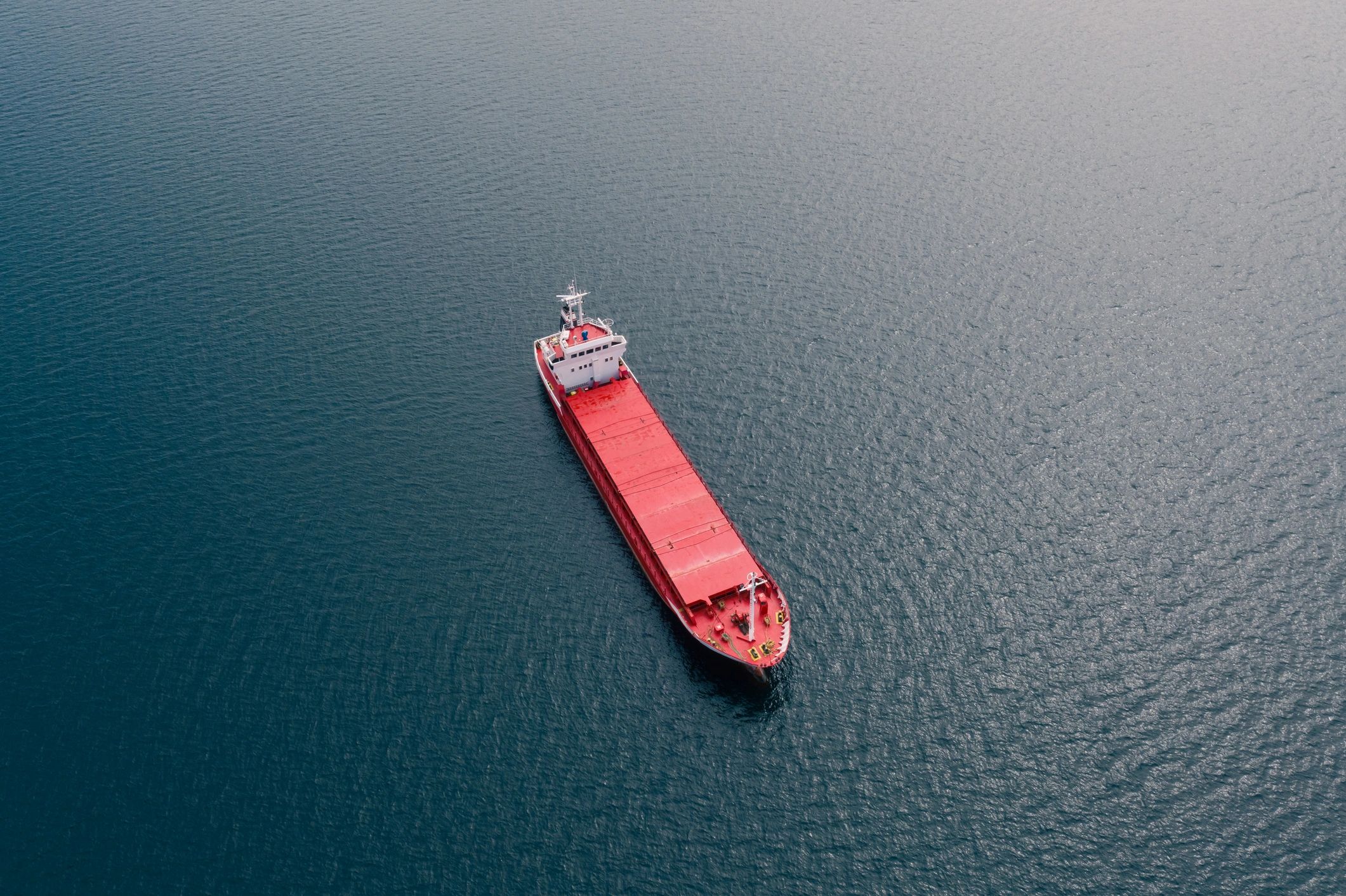 Container ship supporting international trade and freight movement